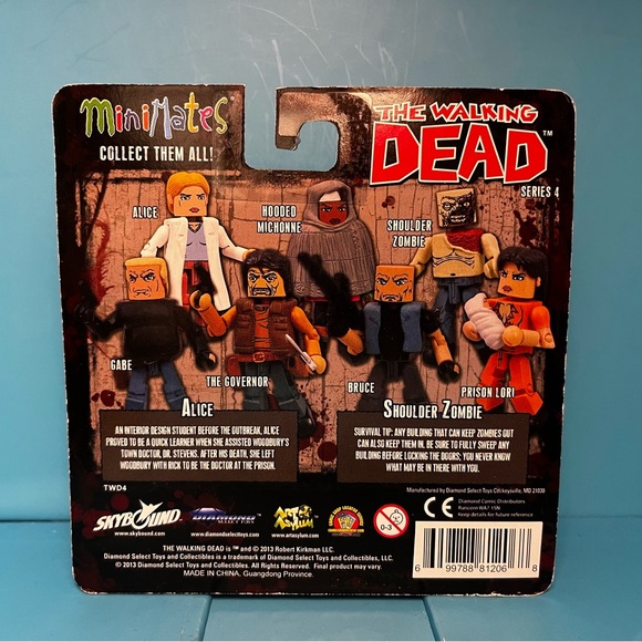 The Walking Dead Minimates - Series 4 - Alice and Shoulder Zombie - Picture 2 of 4